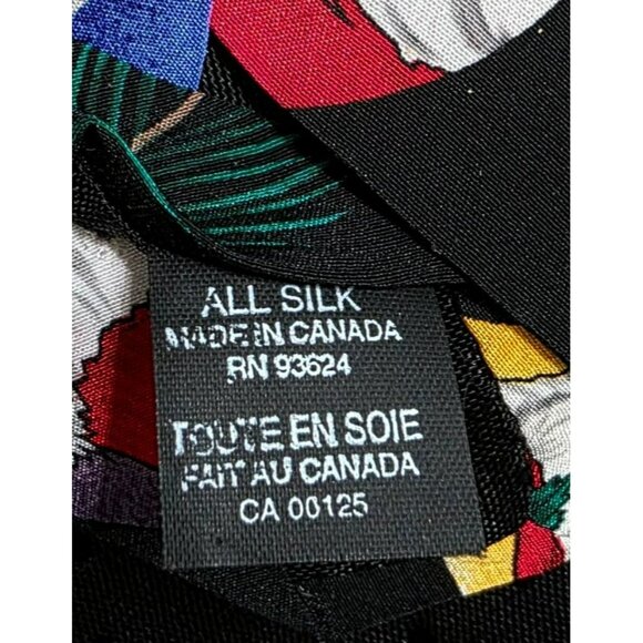 VTG Christmas Neck Tie Saturday Evening Post Santa Claus Ornament Silk Holiday - Picture 6 of 8